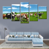 Tableau Vaches dans l’herbe