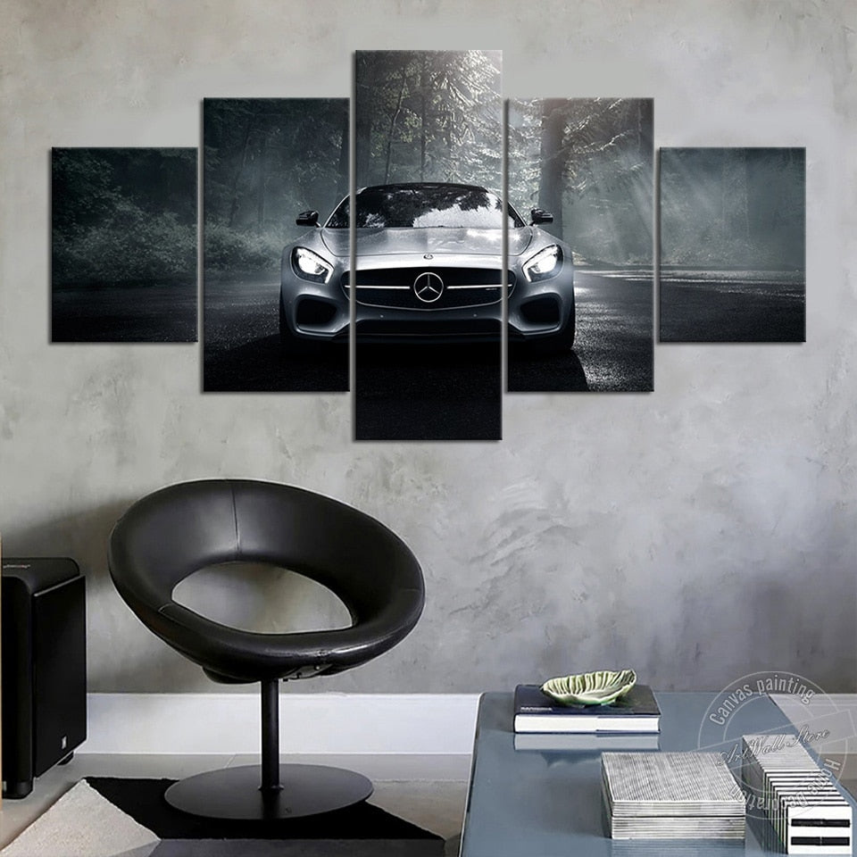 Affiche voiture sport Mercedes AMG fumée dramatique poster automobile A3 Sans cadre - Décoration Affiche voiture sport Mercedes AMG fumée dramatique poster automobile A3 Sans cadre - Décoration