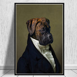 Tableau vintage chat costume