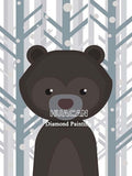 tableau renard style dessin animé