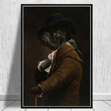 Tableau vintage chat classique