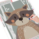tableau dessin de renard