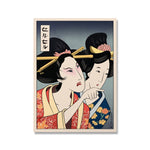 Affiche 2 femmes japonaises