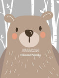 tableau renard style dessin animé