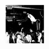 tableau concert en noir et blanc