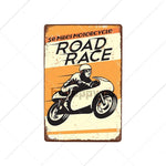 TT Isle Of Man Metal Poster Retro Vintage Tin Signs 