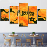 tableau haloween style dessin animé