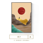 tableau scandinave abstrait