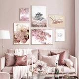 Cherry Blossoms Interior Painting Poster and Prints Japanese