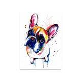 tableau saint Bernard coloré