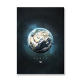 Modern Sun Earth Eight Planets Universe Planets Posters and 