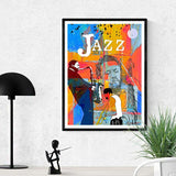 cadre instrument 1 pièce affiche Jazz