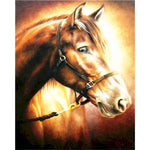 Tableau peinture cheval magique