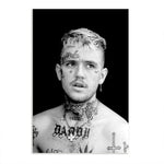 tableau Lil Peep fond noir