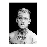 tableau Lil Peep fond noir