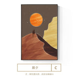 tableau scandinave abstrait