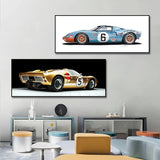 tableau voiture collection 24h tu mans