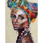 Affiche femme noire pop art