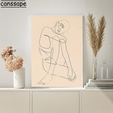 tableau trait verre de vin