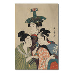 Tableau vintage japonais 3 femmes