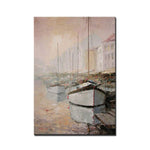 tableau peinture grise bateau