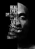 tableau visage de Tupac Shakur