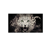 tableau lion calme