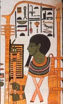 Affiche abstrait élément égyptien