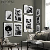 tableau bâtiment en noir et blanc