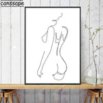 tableau abstrait yoga femme