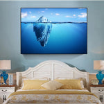 tableau montagne sur la mer