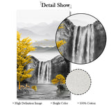 tableau cascade en or