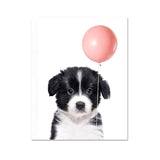 tableau chien bulle chewing gum