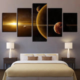 tableau espace point lumineux