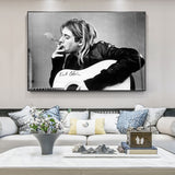 tableau photo de Kurt Cobain