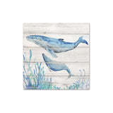 Ocean Nursery Wall Art Canvas Painting Blue Sea Life 