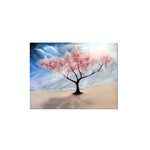 tableau arbre dans le sable