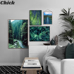 tableau route dans la jungle