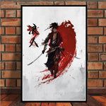 Tableau Samurai Kanji