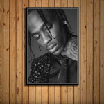 tableau Tupac Shakur bandeau rouge