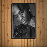 tableau Tupac Shakur bandeau rouge
