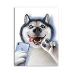 tableau husky et Iphone