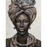 Affiche peinture femme africaine