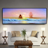 tableau nature bateau