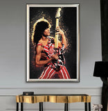 tableau guitariste américain connu