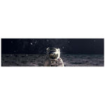 tableau astronaute qui marche sur la lune