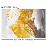 tableau colline en or