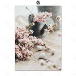Cherry Blossom Poster Japanese Landscape Canvas Painting 