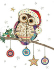 Affiche hibou de noël