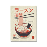 Affiche japonaise bol de ramen